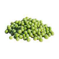 pile of green peas on a transparent background png