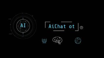 Infographic animation about Chatbot with artificial intelligence. video