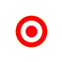 Red and White Concentric Circles Target Icon isolated on a transparent background png