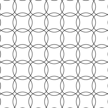 circular líneas, circulo concéntrico modelo diseño. sin costura modelo. gráfico línea ilustración. resumen geométrico vórtice anillo formas radial centrar mínimo espirales en blanco. vector