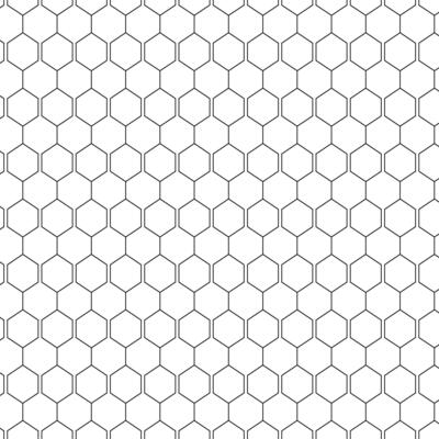 Honeycomb seamless pattern. graphic line illustration. abstract line drawing. Seamless texture of honeycomb, hexagons abstract background for design wallpaper, packaging, covering, fabric