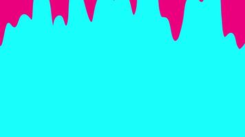 Hand drawn fluid animation transition on white screen background. Ink wave motion scene. video
