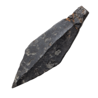 Primitive Stone Arrowhead Isolated on Transparent Background png