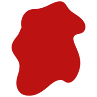 a red stain on a white background png