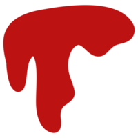 a red liquid dripping from a transparent background png