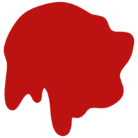 a red liquid dripping from a head png