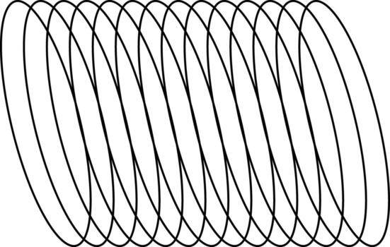 enclavamiento elipses formando un repitiendo diagonal modelo en blanco antecedentes vector