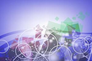 unique creative smooth geometric colorful background vector