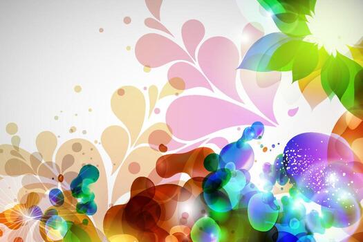 unique modern abstract smooth and colorful design background vector