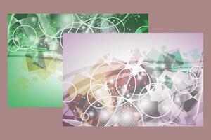 unique creative colorful geometric background vector