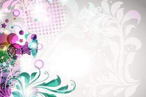 unique trend creative colorful flower background vector