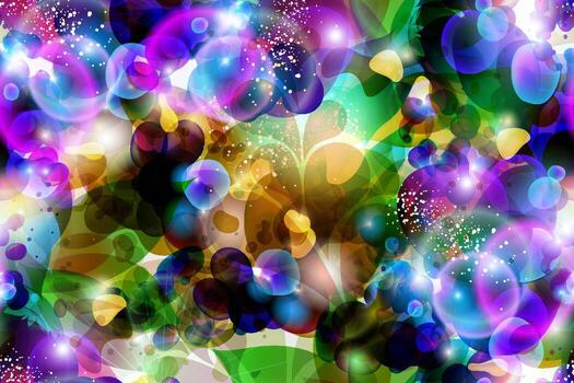 sin costura modelo único burbuja flor suave y vistoso diseño antecedentes vector