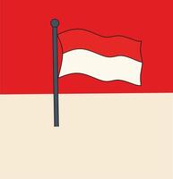 Freedom Unity Spirit Indonesia Rises vector