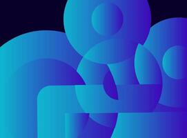 abstract blue background with some smooth lines art vector