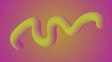 Blend Fluid Flowing 3D Gradient Abstract Background Design Illustration vector
