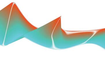 Blend Curved Wavy Lines Multicolor Gradient Abstract Background Design Illustration vector