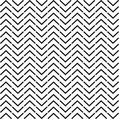 Seamless pattern with black and white Tire Track zigzag lines