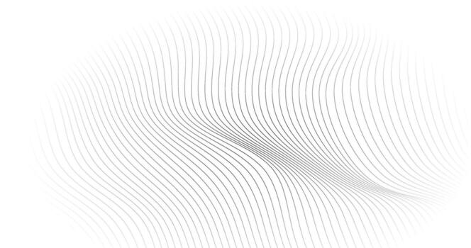 Fading Grid Abstract wavy billowy and undulating lines stripes on white Background Texture Design vector
