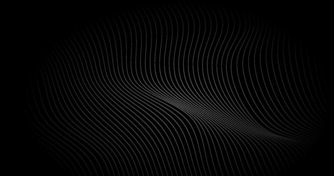 Abstract wavy lines Grid on black background illustration Texture Design vector