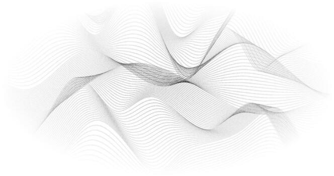 Paradox Wave of particles on a white background illustration Fading Grid Design vector
