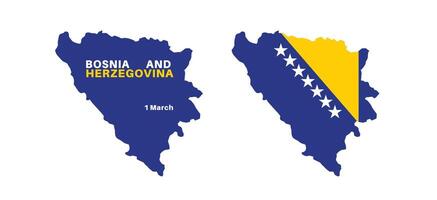 bosnia and herzegovina flag vector