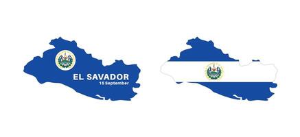 Set of isolated el savador maps. el savador flag overlaid with flag proportions. Maps and traveling around the world vector