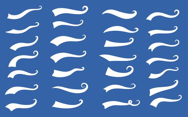 Retro baseball typography with font swash and underline tail for sport labels. Vintage text and line brush ornament or alphabet shape.