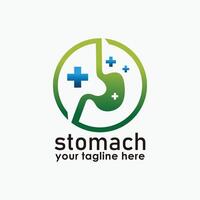 stomach care logos, health clinic logo design , people icon design vector