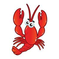 Friendly Cartoon Squid vector