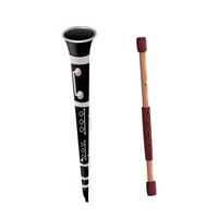 Clarinet and Flute vector