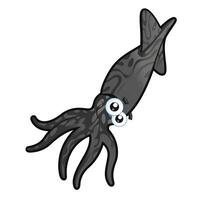 Happy Red Lobster. vector