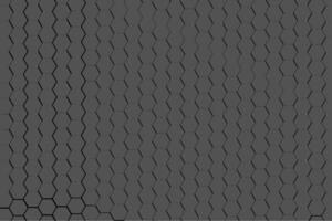 dark black doff metal hexagon pattern abstract geometric shape background vector