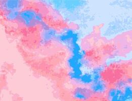 Abstract painting with pastel colors and brushstrokes vector