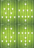 Soccer dimention with player strategy vector