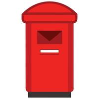 Classic Red Mailbox Graphics vector