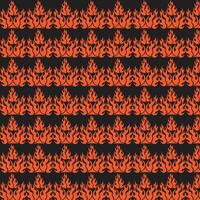 Repeating Flames Seamless Pattern Repeating Abstract Celestial Shapes vector