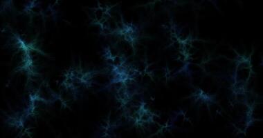Sparkling electrical impulses between neurons, neural connections, a neural network. Abstract animation. video