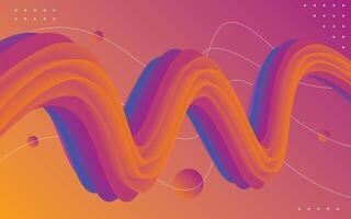 An abstract background with a wave pattern vector