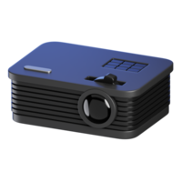 Projector Isolated. Cartoon Style Office Electronic Equipment Icon Concept. 3D Rendered Illustration. png