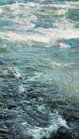 Witness mesmerizing dynamic ocean waves beautifully crashing in turquoise waters video