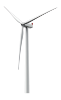 Wind Turbine Close-up on a Transparent File png