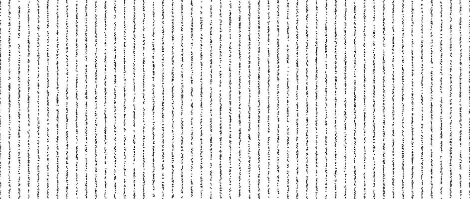 Dotted lines seamless pattern. Black and White stipple background. Vertical Polka dot stripes repeating wallpaper. Abstract minimalistic texture. Monochrome texture