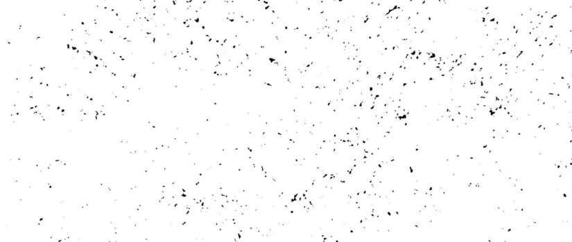 Black gritty grunge texture. Grainy rugged overlay background. Distressed noise surface with dust, particles, speckles, specks. Rough texture backdrop of concrete, cement, gravel. vector