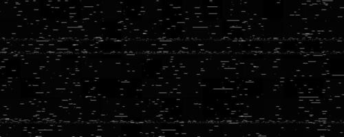 TV static noise texture. Lost or bad signal concept. Random rippled tape background. Glitch vhs pixel snow noise wallpaper. Image distortion distressed backdrop effect. White noise vector