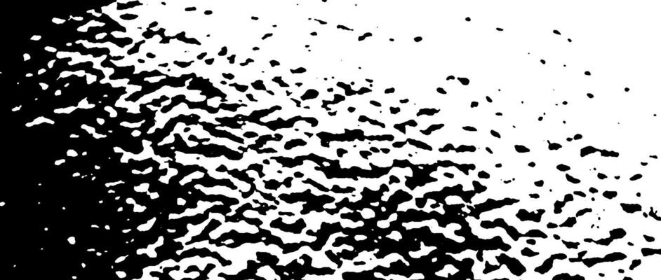 Grunge rough grain overlay background. Black gritty gravel texture. Distressed noise surface with dust, sand, particles, specks, speckles. Shabby dirty granule backdrop. Wall or ceiling overlay