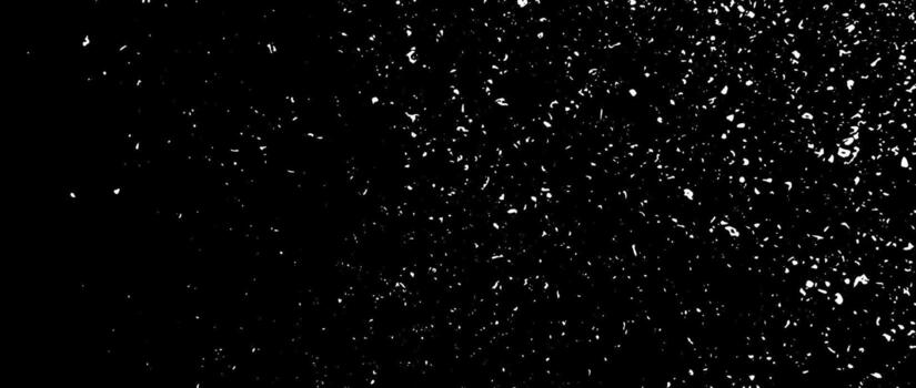 Gritty grunge gradient splash texture. White grain overlay background. Distressed noise surface with dust, sand, particles, specks, speckles. Rough dirty granule backdrop. vector