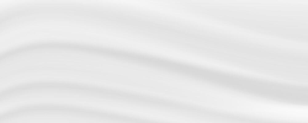 Smooth grey wave background. Subtle silver curve lines texture. Abstract gray template for graphic design, medical or tech wallpaper, poster, flyer, brochure. Wide gris pattern