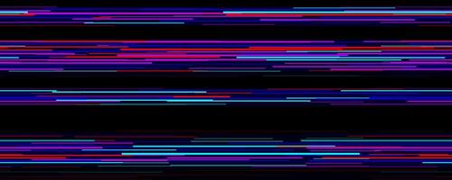 TV static noise texture. VHS signal wallpaper with stripes, interferences or glitches. Neon glitch white noise background. Rippled grained television screen backdrop for poster, banner. vector