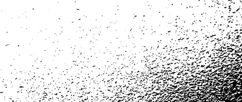 arenoso grunge degradado textura. negro grano cubrir antecedentes. afligido ruido superficie con polvo, arena, partículas, motas, motas áspero sucio gránulo fondo de concreto, cemento, grava. vector