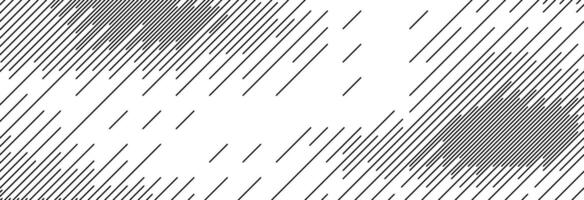 Diagonal dash line texture. Black slanted dashed lines pattern background. Straight tilted interrupted stripes wallpaper. Abstract dither rasterized grunge overlay. Wide dotted ripple print vector